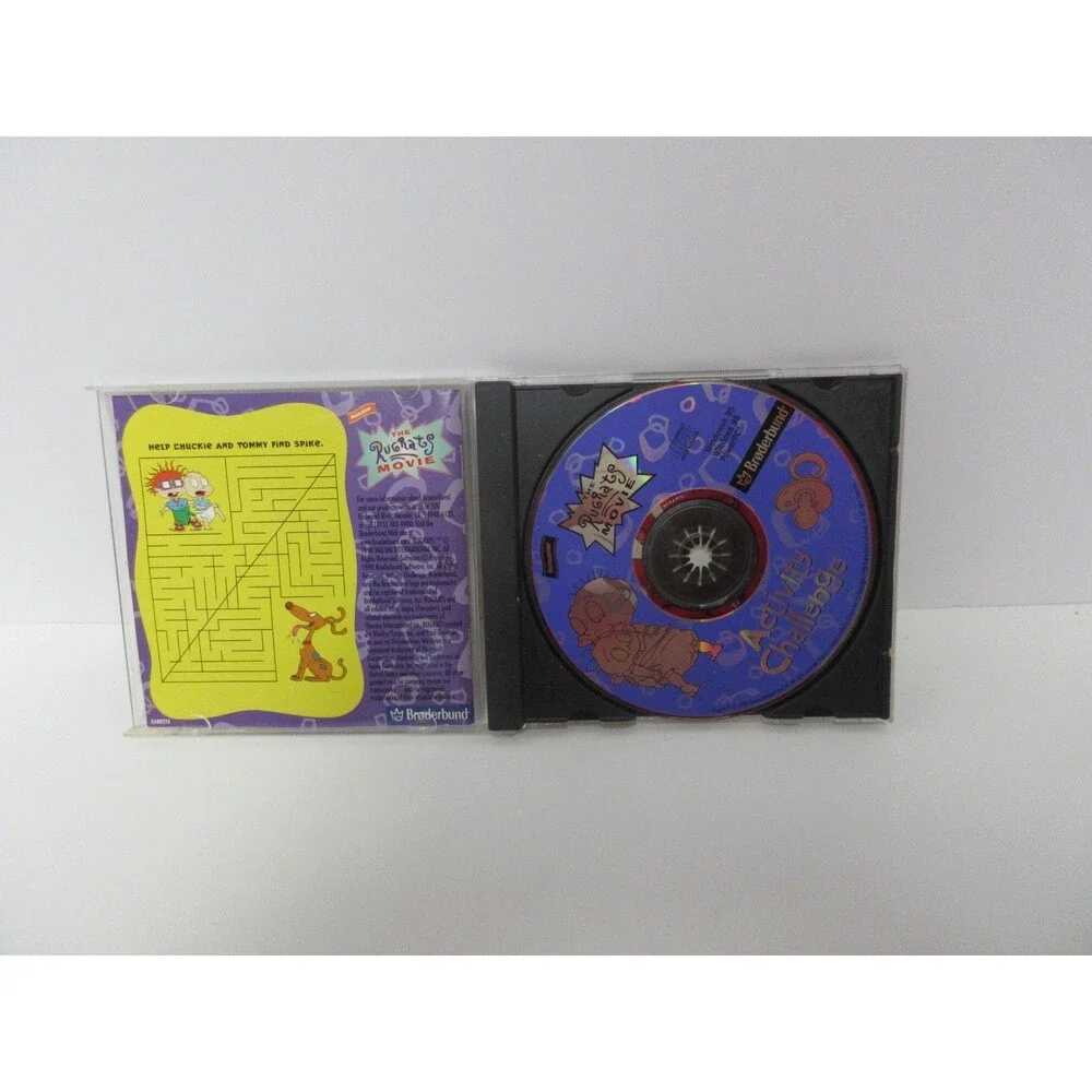 Rugrats Movie Activity Challenge PC CD ROM Tested Complete 1998 Nickelodeon